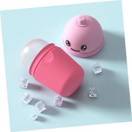 WOONEKY Face Massage Ice Lattice Mold Creative Cooling Roller for Skin Care Premium Face Relieve Swelling Dark Circles for Daily Use Makeup Prep