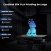 AMOLEN PLA 3D Printing Filament, Silk PLA Filament 1.75mm Silk