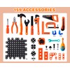 zaddgiuuy zaddgiuuy STEM Kids Tool Set with 13"x19" Pegboard Wall159-Piece