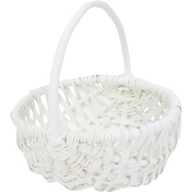 Ohashi Shinji Shoten 63-884 Basket White Approx. 8.3 x 7.9 x 7.9 inches (21 x 20 x 20 cm)