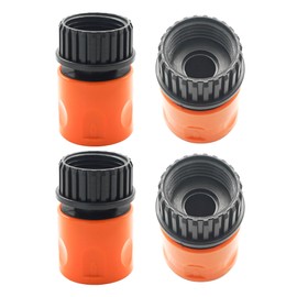 4Pcs Water Connector Coupling Sleeve 3/4" Compatible with Stihl TS400 TS410 TS420 TS700 TS800 Replace# 4201-670-1701 42016701701 503266003 503 26 60-03, 609 082 662 609082662 123120-4 (Orange)