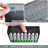 FULLCASE Battery Storage Organizer Holder Holds 54 AA AAA Batteries,