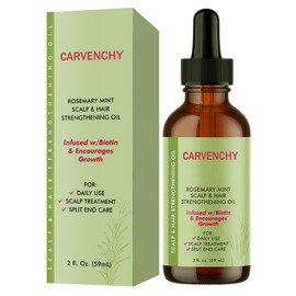 Rosemary Oil for Hair Growth, Organic, 100% Pure Organic, Curly, Damaged Hair, Rosemary Essential Oils, Dry, Itchy Scalp, Improves Circulation, Makes Hair Thicker
