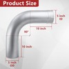 LCGP Exhaust 90 Degree Tube 5" OD,Exhaust Elbow 90 Degree
