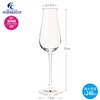 Champagne Glasses dezaia- Glasses Dishwasher Safe 240ml RN – 13254cs