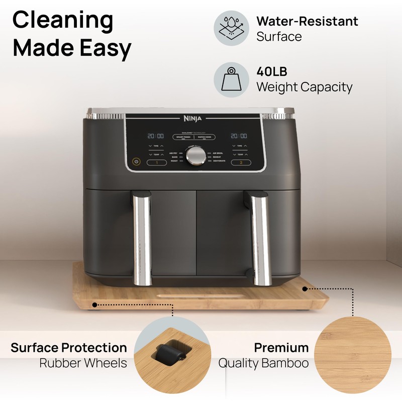 Ibyx Elegant Sliding Tray for Your Coffee Maker & Heavy