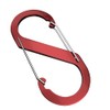 Aluminium S-Shaped Carabiner Hooks, 88mm x 40mm, Lightweight for Camping