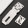 Helonge Door Hasp Latch, 5 inch Hasp Lock Stainless Steel