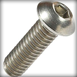 New Pack of 10 Pcs Button Socket Cap Hardware Stainless Steel Metal Machine Screws Kit Fine Thread 5/16-24 X 1" inch Set Warranity by Pr-Merchant