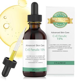 Advanced Skin Care- Este suero maximiza los efectos antienvejecimiento de varios ingredientes naturales poderosos al combinarlos en una fórmula concentrada. 15% de vitamina C pura (ácido L-ascórbico),