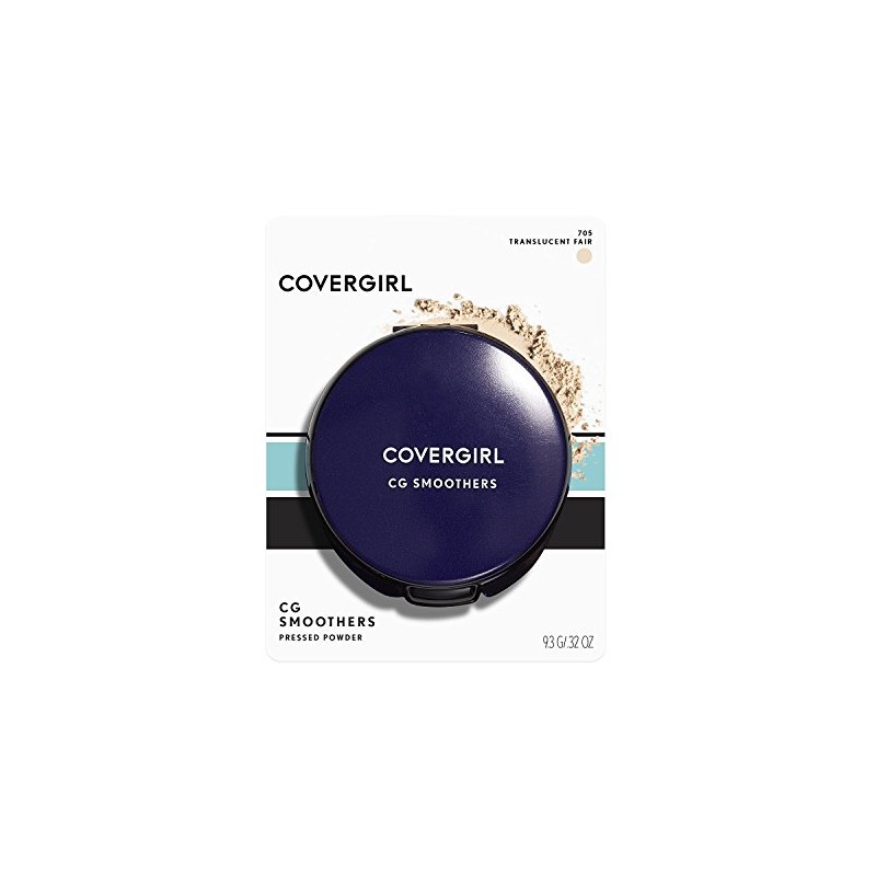 COVERGIRL Smoothers Pressed Powder, Translucent Fair .32 oz (9.3 g)