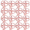 50Pcs Leaf Paper Clips 4 Leaf Clover Design Strong Metal