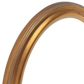 Stein Design Oval Frames - Hand-Finished Open-Back Oval Frames for Canvas, does not include glass or backing - [Gold - 16"x20"]