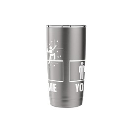 Wall Climbing Proud Funny Men Bouldering Stainless Steel Insulated Tumbler