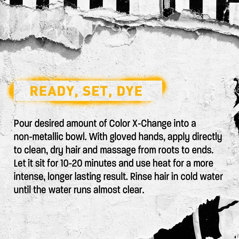 Color X-Change Semi-Permanent Hair Color - Daisy Yellow - Vegan,