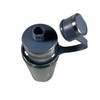 Termo de plástico transparente para agua de 1000 ml (AZUL)