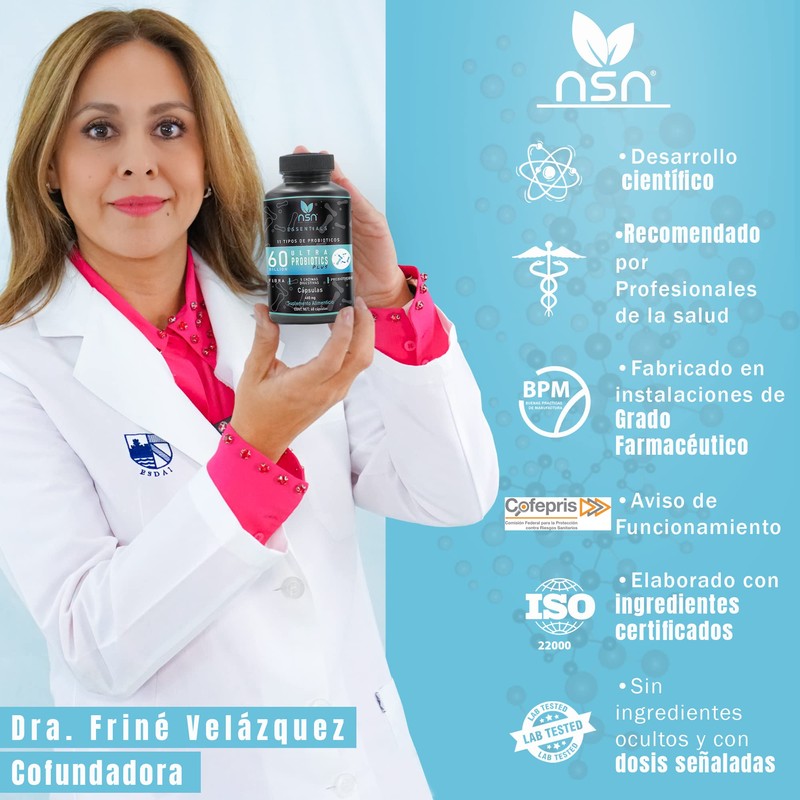 NSN Ultra Probiotics PLUS 60 Billones Liofilizado | 11 Tipos