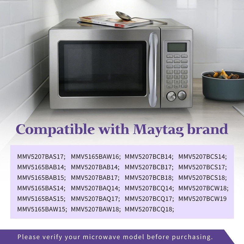 FGBAY WPW10187840 W10187840 Microwave Door Handle Compatible with Maytag Replacement
