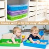 4 Qt (3.8L) Sensory Bin With Lid - 3 Pack,