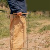 Trash Bag Holder Metal Garbage Bag Holder Portable Outdoor Leaf