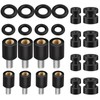 Glarks 24pcs Anti-Vibration Standoffs and Rubber Damper Balls Set Includes