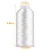 Simthread Rayon Embroidery Thread 5000 m 40wt 100% Viscose for