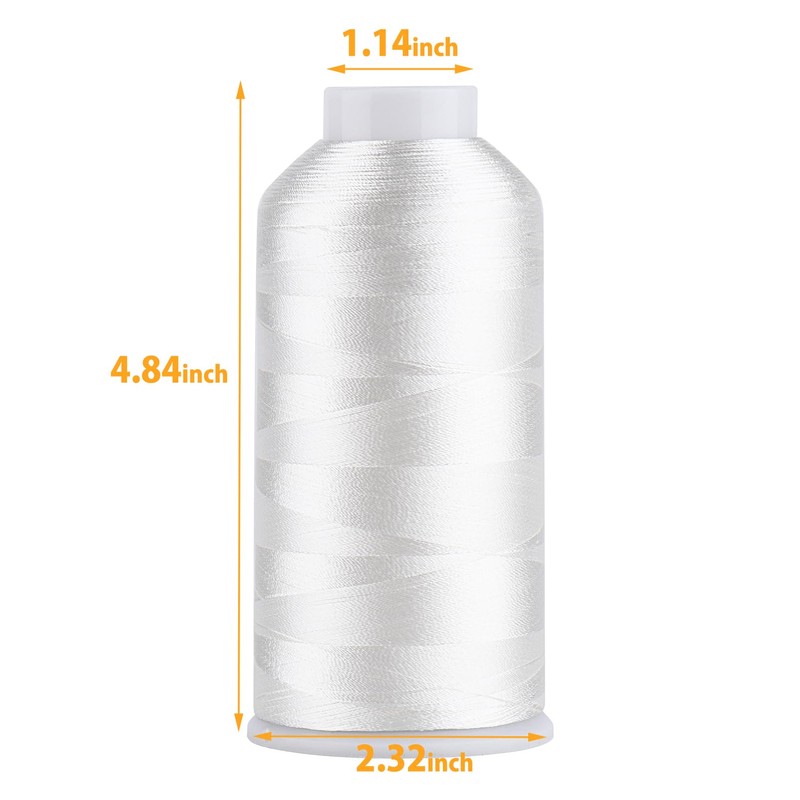 Simthread Rayon Embroidery Thread 5000 m 40wt 100% Viscose for