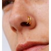 MODRSA Hoop Nose Ring Nose Hoop Double Hoop Nose Ring