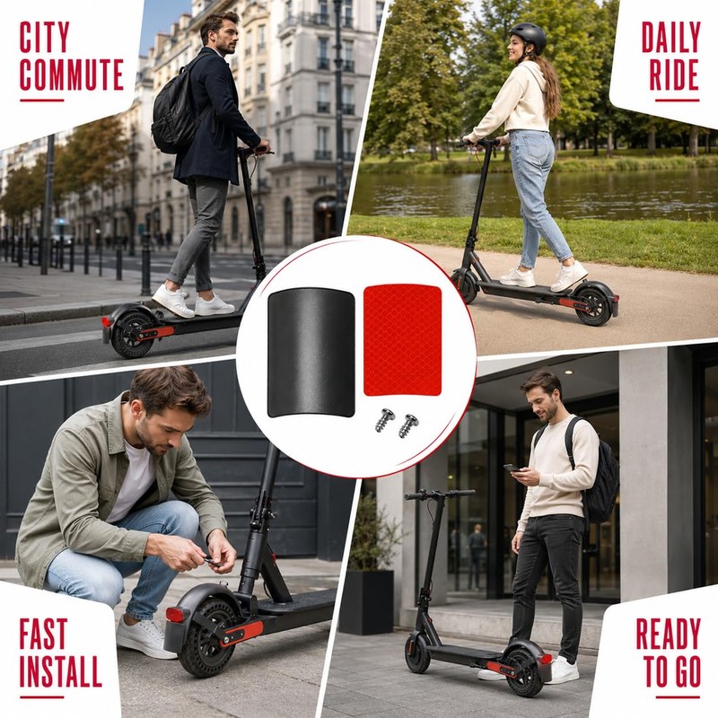 UWJOWP Supporto per Targa Monopattino, Porta Targa Resistente, Portatarga Universale