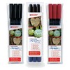 Edding 4-1255-3-001 Calligraphy Pen Case Set of 3 Black/Red/Blue