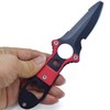 JPCRMOV Diving Knife with Leg Strap Nylon Sheath, Diver's Utility