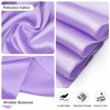 4 Packs Satin Rectangle Tablecloth 58 x 102 Inch, Stain