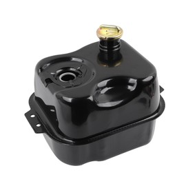 Minho Motorcycle Gas Fuel Tank Come with Gas Cap in Carbon Steel Material Comaptible with Yamaha Zuma BWS 125 2010-2013 ,Black Color