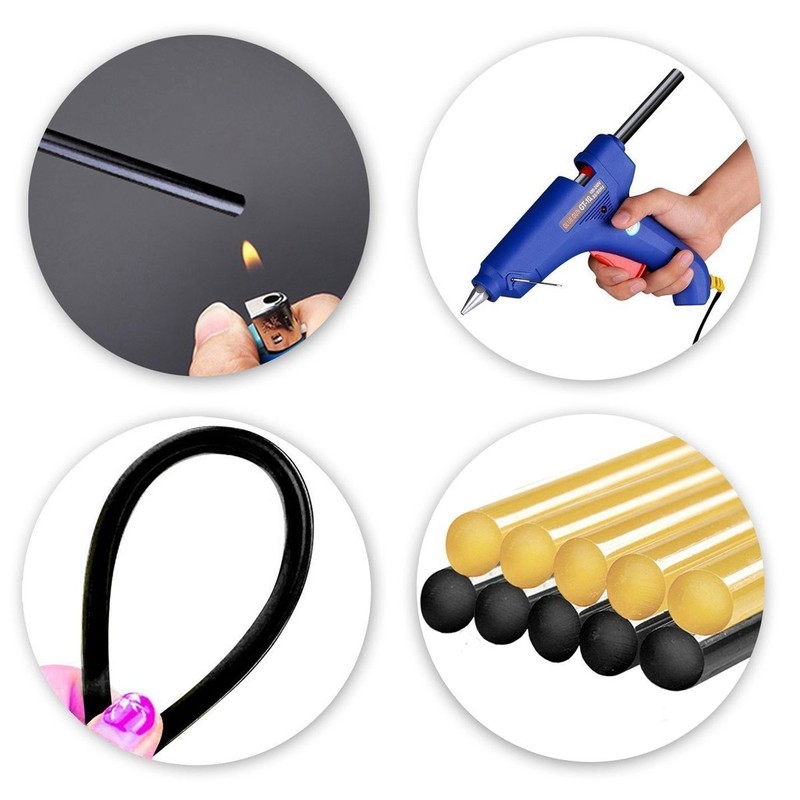 RITYHOFT 車 凹み直し デントリペア 用品 グルースティック ホットメルト 接着剤 グルーガン用スティック 長さ27CM*直径0.7CM