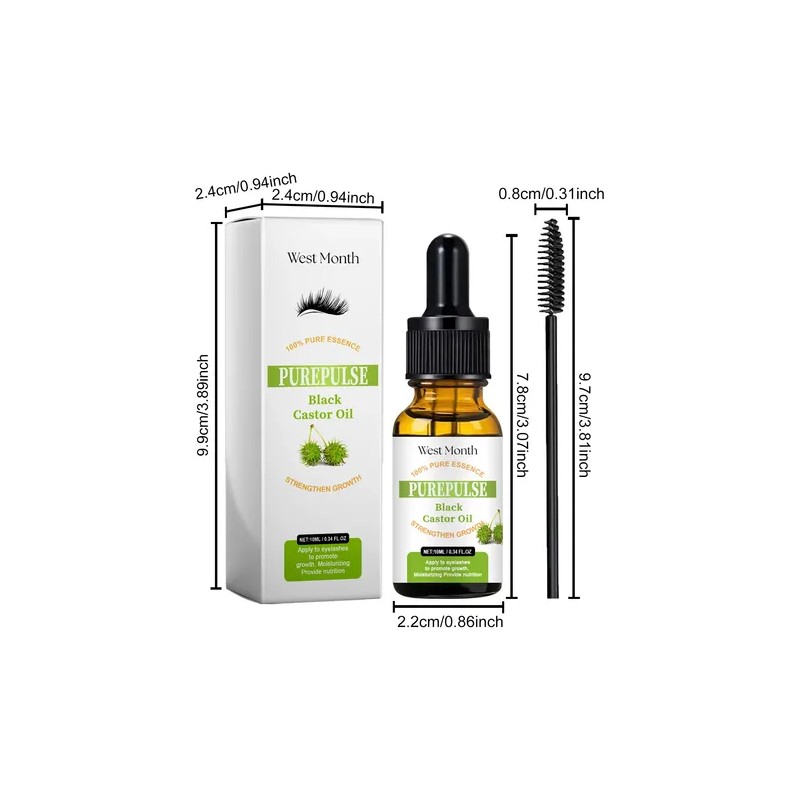 Tratamiento Para Pestañascejas Sérum Aceite Ricino F