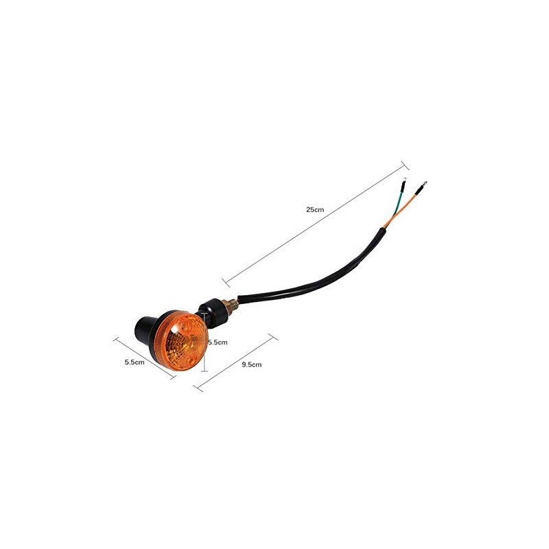 Intermitentes para Motos, 4pcs 12V Universales de Direccionales para Motos