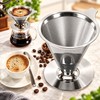 Premium Reusable Coffee Filter for Pour-Over Brewing – Double-Layer 304