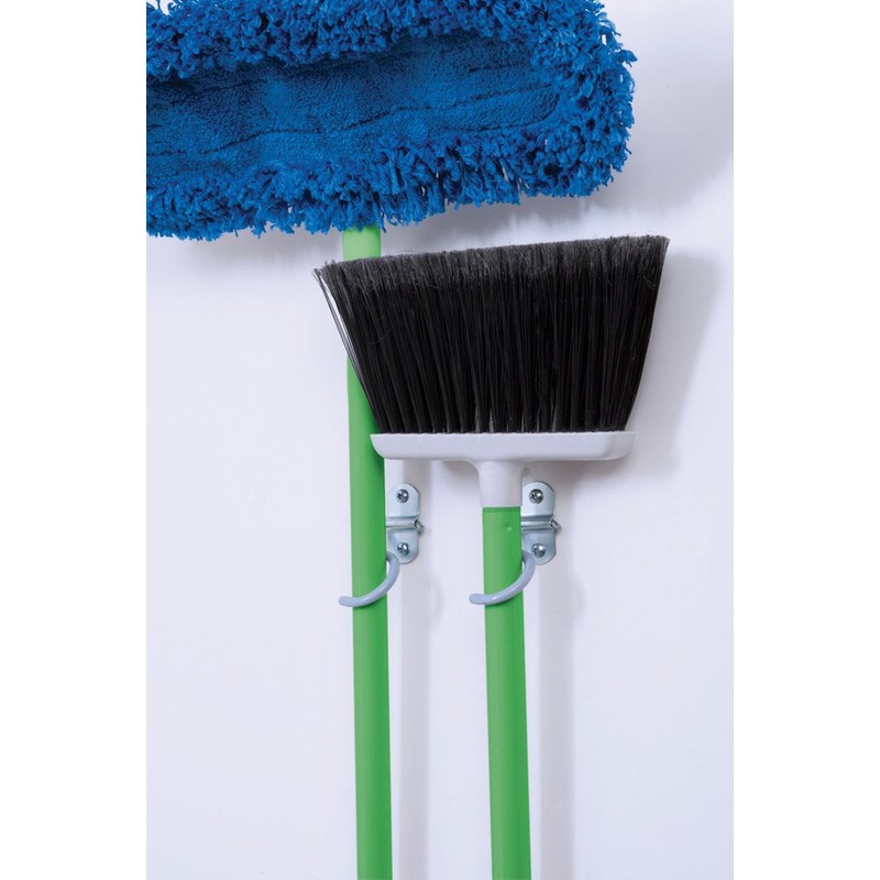 Crawford Products SS29 Handle Holder Hook, Grey, Pack of 2