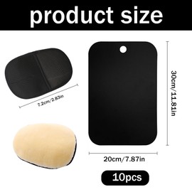 DAOOZHU Pack of 10 Long Plastic Boot Stretchers, 30 cm Long Boot Stretchers with Shoe Cleaning Glove, Reusable, Deformations and Keeps Boots Upright