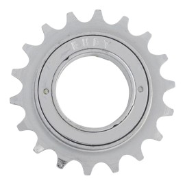 PRO+ NEW BICYCLE SINGLE SPEED STEEL FREEWHEEL 18T X 3/32 8-KEY RELEASE LM08 IN CHROME
