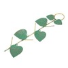 Birds Feeder Hanging Metal Green Leaf Shape Hummingbirds Feeder for