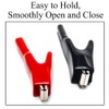 1 Pair Alligator Clips, 50A Insulated Crocodile Electrical Test Clamps