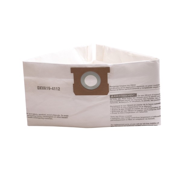 DEWALT DXVA19-4112 Fine Dust Bag Fits for 12-16 gallon Wet/Dry