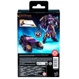 Transformers Transformers Age of The Primes Deluxe Class The Thirteen Solus Prime, 5.5-inch Converting Action Figure, Robot Toys for Ages 8+