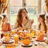 NICROHOME EUR Fall Decoration, 4 PCS Honeycomb Paper Vase Set