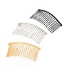 3 Pcs Twist Wire Silver Hair Combs Wedding Bridal Veil