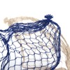 2pcs Fish Net Decoration Cotton Soft Comfortable Mediterranean Style Beige