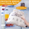2-Pack Reusable Beeswax Bread Bags for Sourdough & Homemade Bread，Cotton
