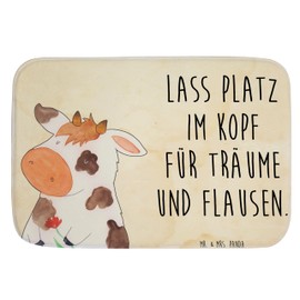 Mr. & Mrs. Panda Bath Mat Cow Gift Bath Mat Farm Milk Yard Animals Shower Mat Magic Yard Farmer Bathroom Mats