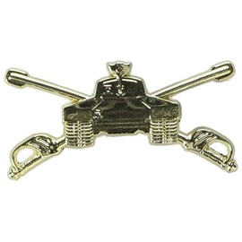 EagleEmblems Gold Pin-Army,Armor (1.625'')